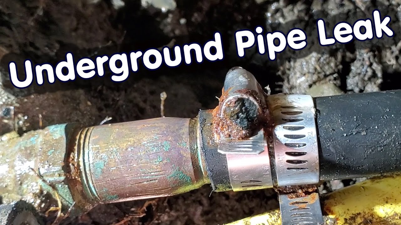 Underground Main Water Pipe Leaks Repair