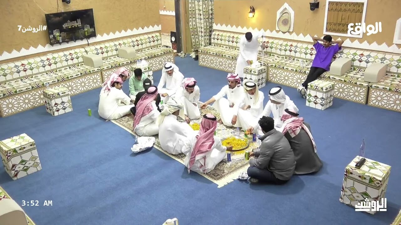 سحور المتسابقين مع سيدي القاضي #الروشن7