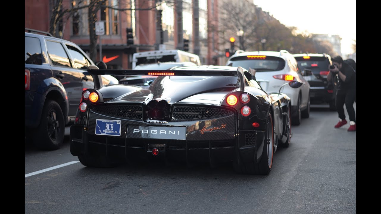 Supercars in Boston 11/25/17 - Pagani Huayra BC, fast Lamborghini RIDE and more!