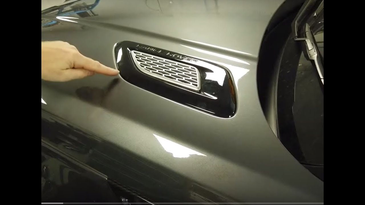 Range Rover Sport L494 Bonnet / Hood Vent grilles - removal & upgrade options.