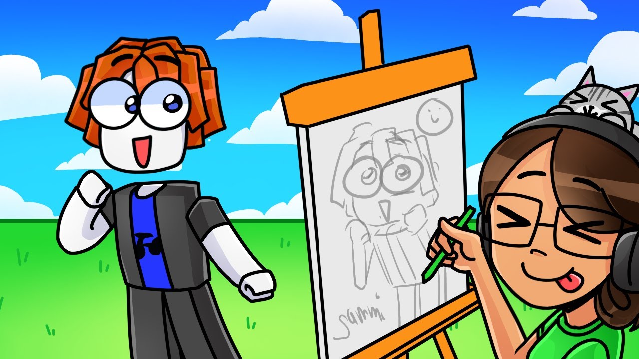 Рисование аватаров Roblox в Draw Me!