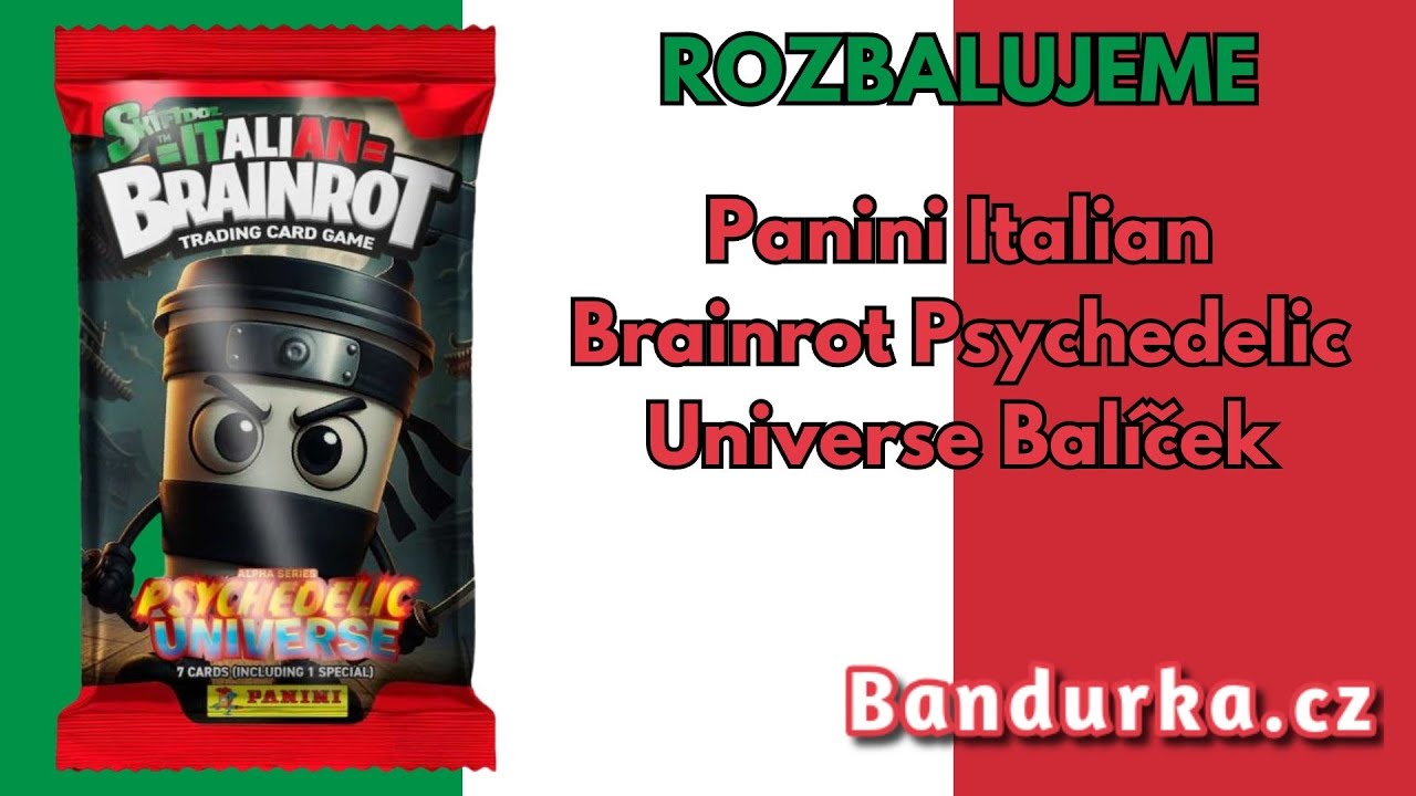 Panini Italian Brainrot Psychedelic Universe Balíčky na kanále BandurkaCZ!  #brainrot 