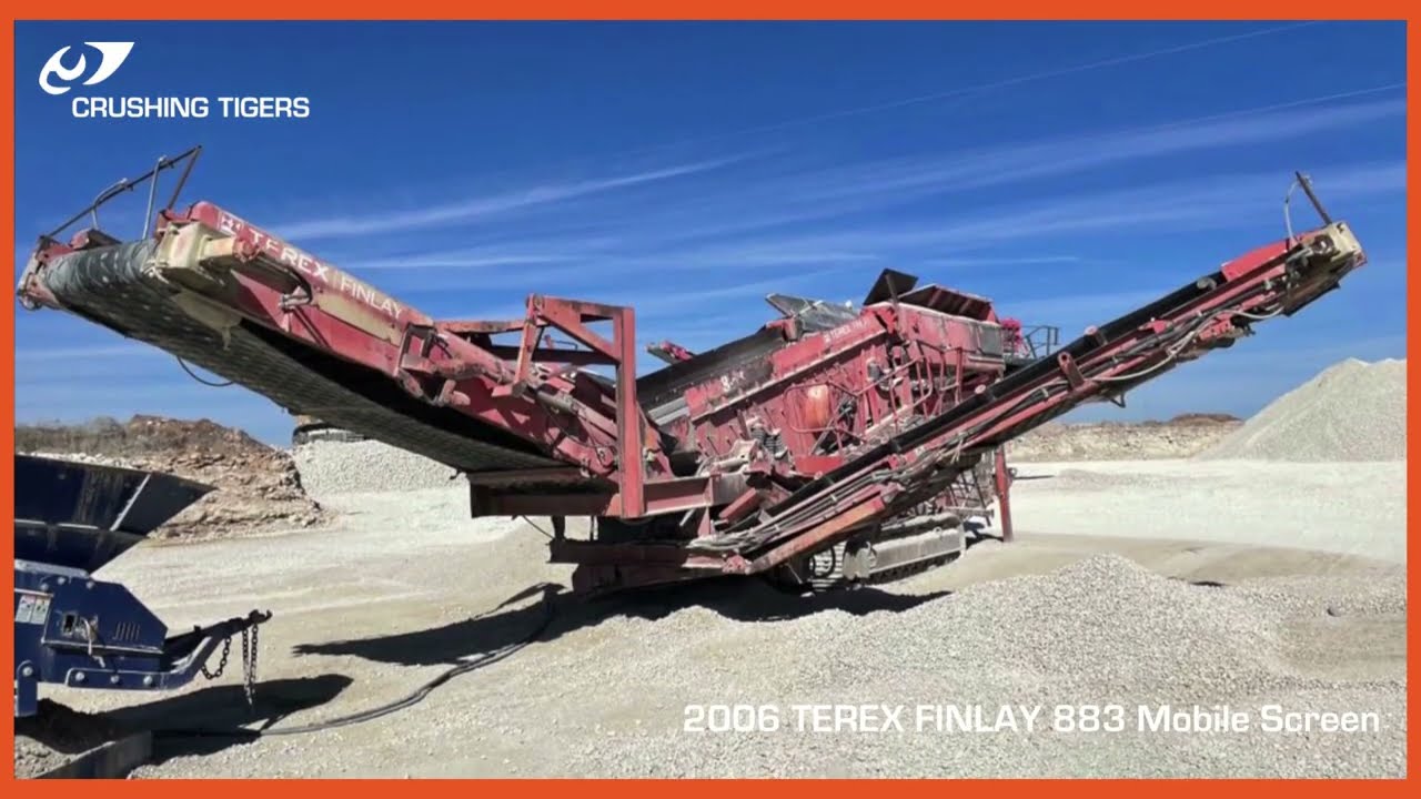 2006 TEREX FINLAY 883 Tracked Mobile Heavy Duty Screen