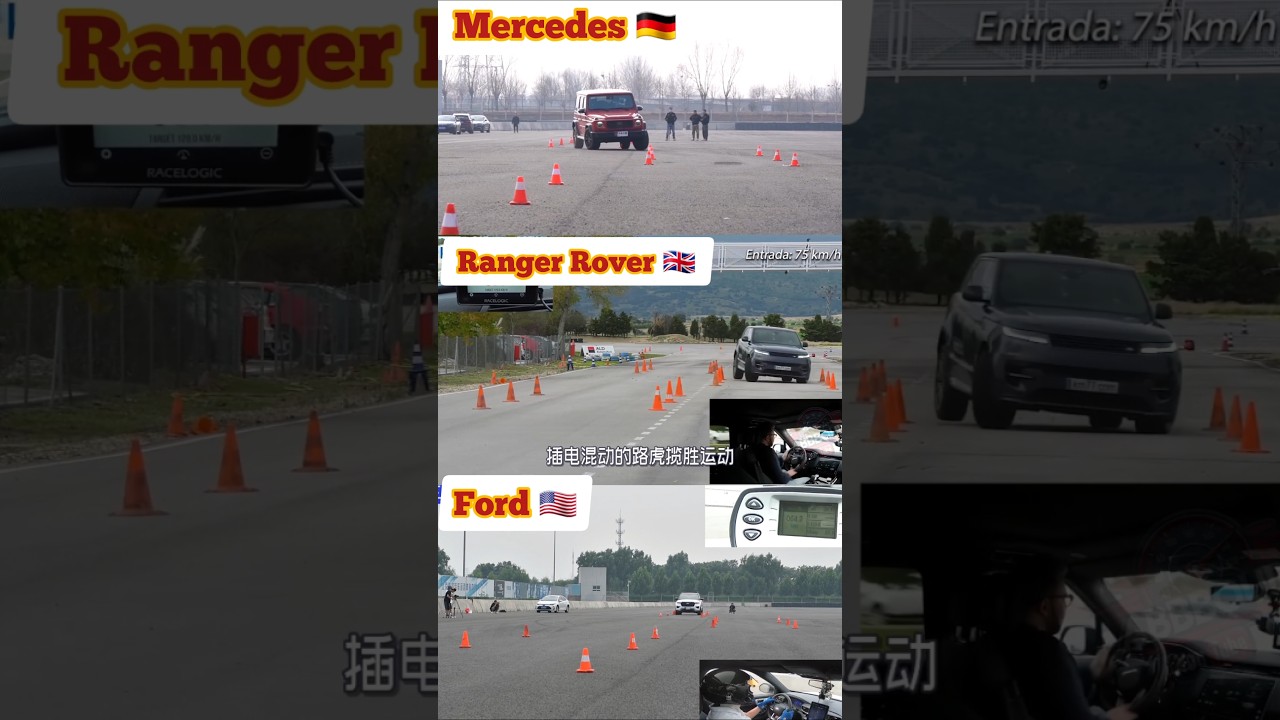 Mercedes suspension test experience with Range Rover with Ford #Technology