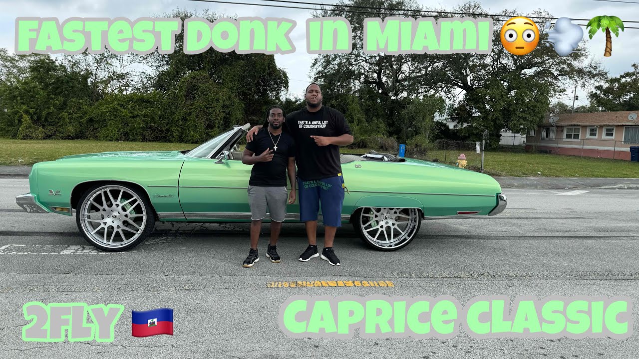 The fastest Caprice classic  Donk in Miami OMG 😳 @2FLY 4IG #oldschool #miami #capriceclassic ￼