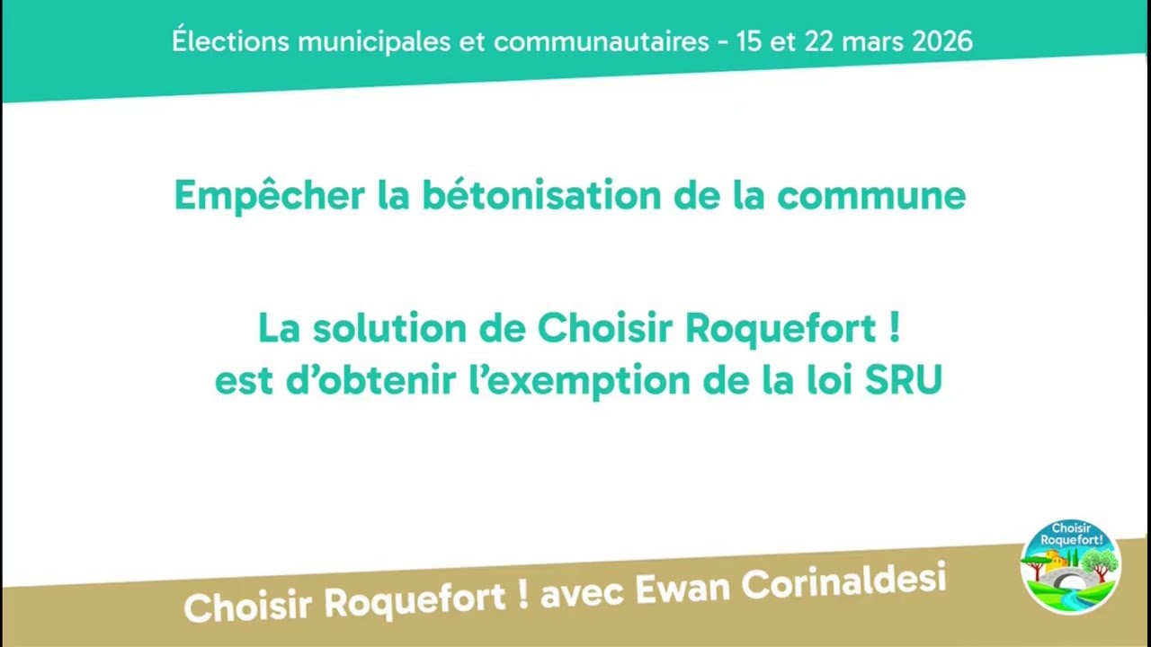 Loi SRU Parlons En   L'exemption
