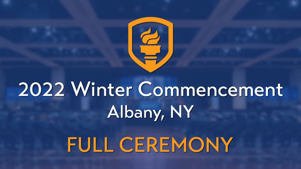 FULL CEREMONY: 2022 Winter Commencement - Albany, NY - 12/17/2022