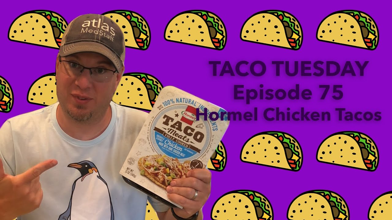 We try Hormel chicken tacos at home - Taco Tuesday 75