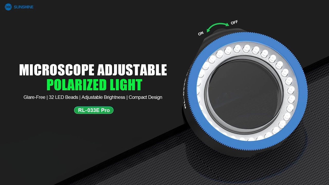 RELIFE RL-033E Pro Microscope Adjustable Polarized Light