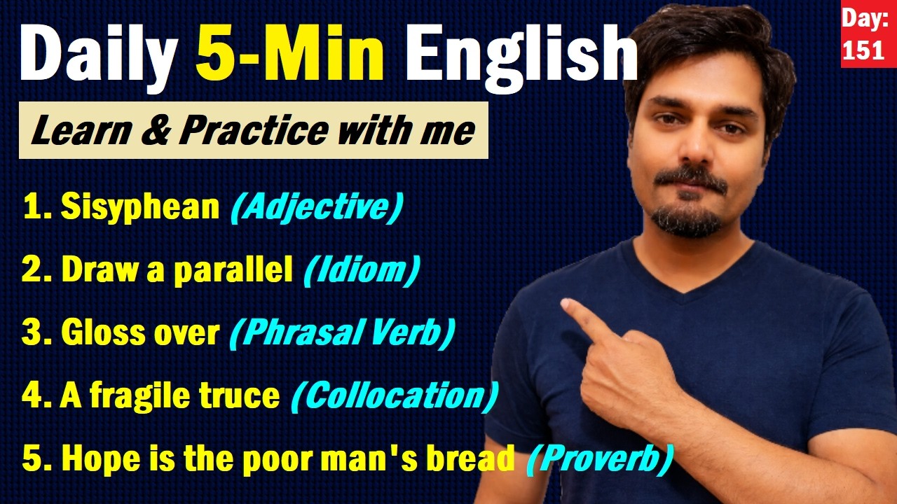 Day 151: Learn English Expressions That Native Speakers Use #LearnEnglish #ESL #DailyEnglish