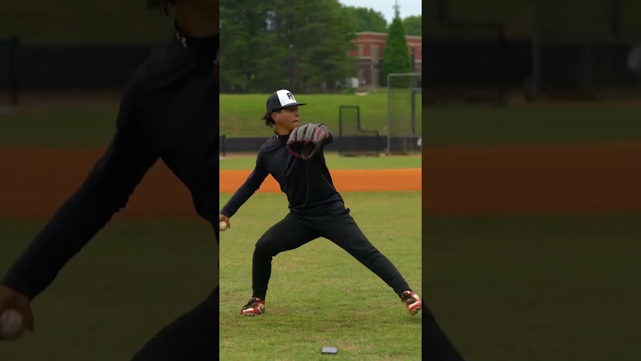Trying out a @robbyrow drill!! #baseballszn #baseball #pitching