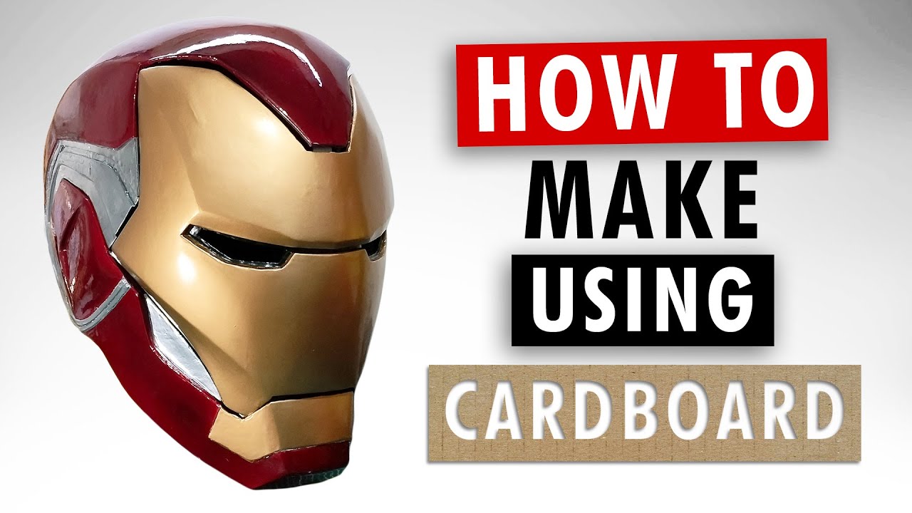 Сделайте свой собственный шлем Iron Man Mark 85 из картона (и других материалов) — Урок