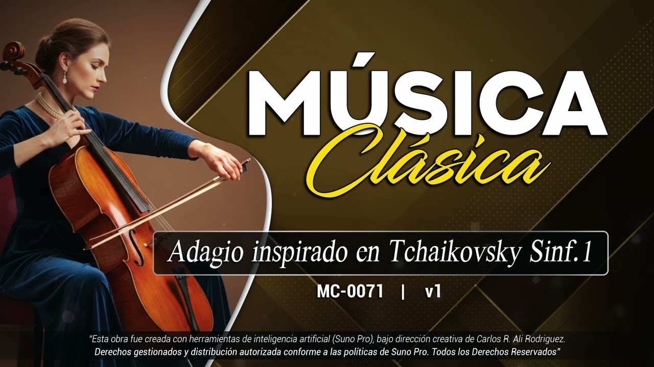 Adagio Inspirado en Tchaikovsky (Sinf. 1) | Música Clásica para Estudiar | Carlos Ali | MC-0071 v1