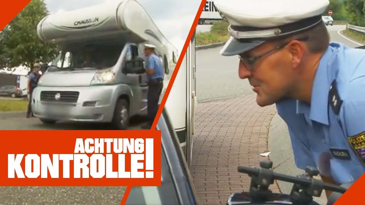 Campingurlaub beginnt mit Bußgeld! Dürfen Urlauber weiterfahren? | Kabel Eins | Achtung Kontrolle