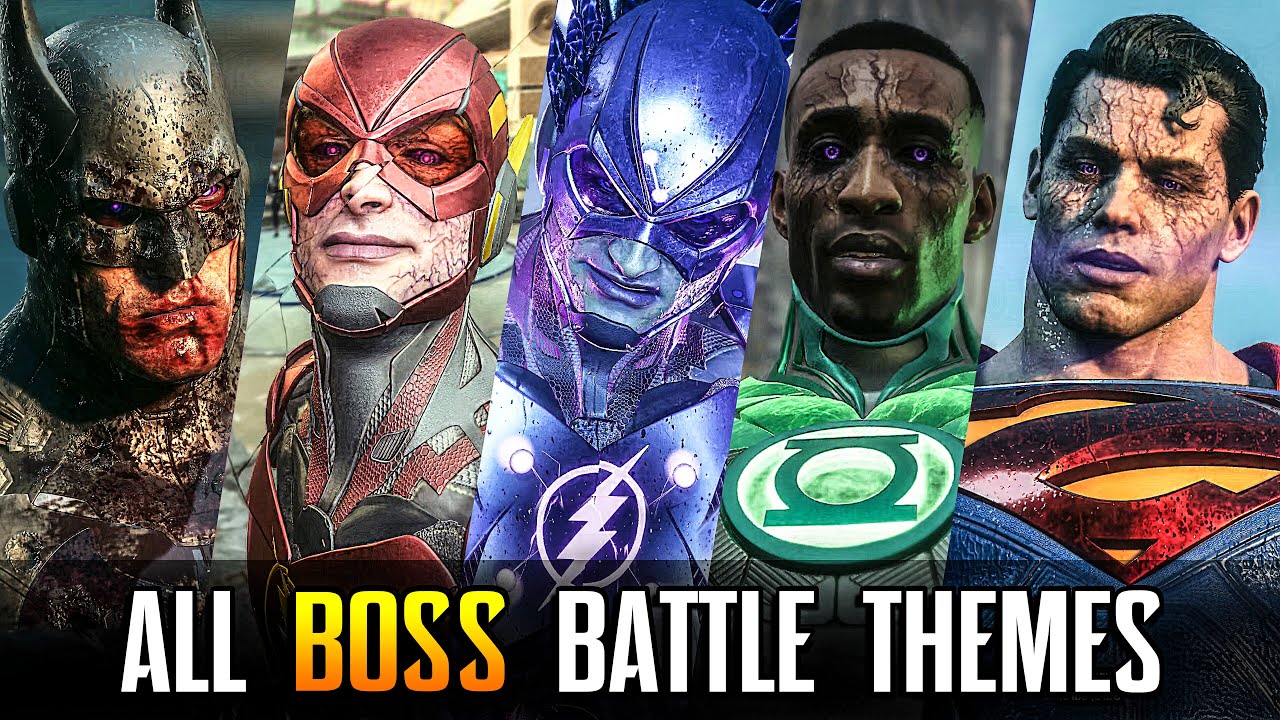 All Boss Battle Themes - Suicide Squad Kill the Justice League