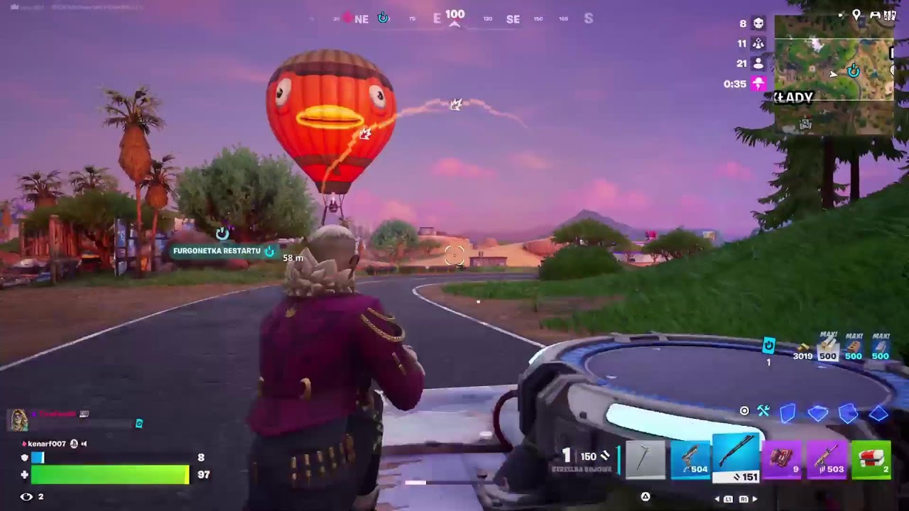 Gram z widzami w Fortnite batle royal