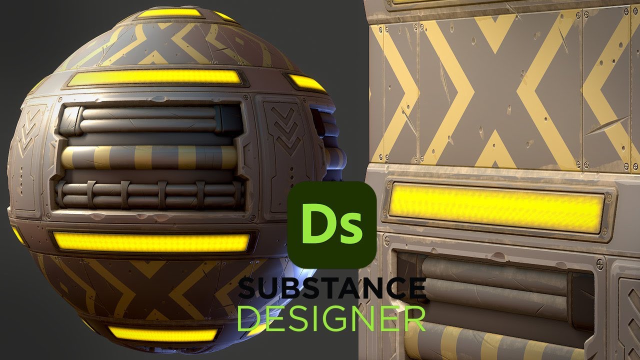 Stylized Sci-Fi Surface - Substance 3D Designer