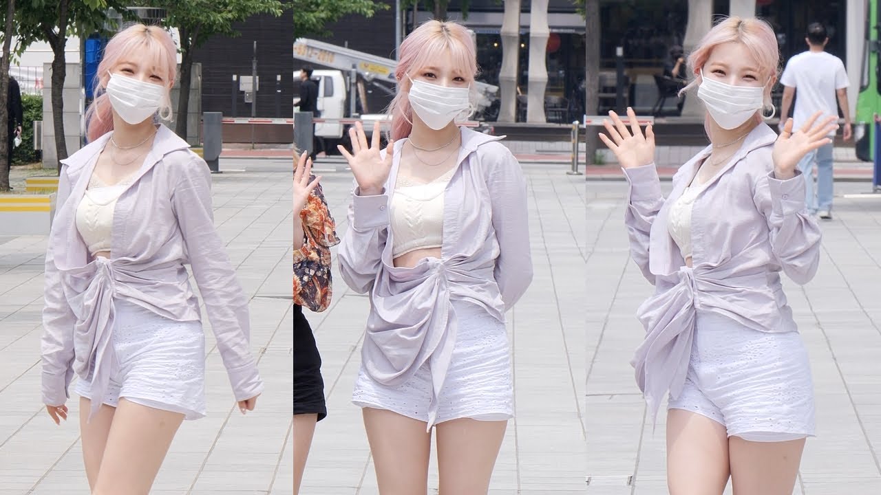 프로미스나인 백지헌 직캠 (fromis_9 Baek Jiheon) @ 최화정의 파워타임 출근길