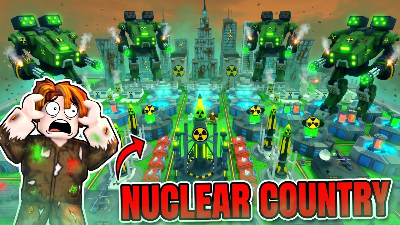 I Built the NUCLEAR STRONGEST COUNTRY in Roblox Mini War!