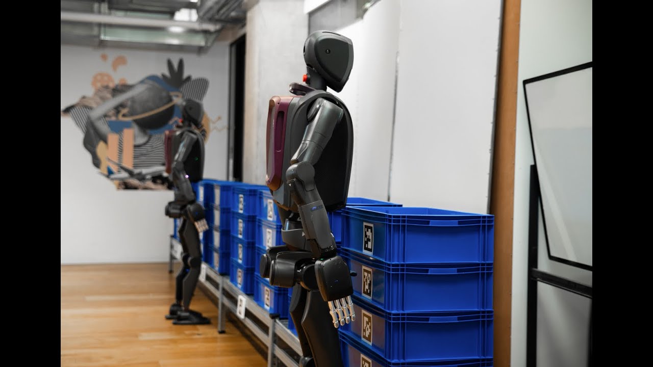 Two MenteeBots in a Warehouse Task (Unedited 18min version) - No Teleoperation