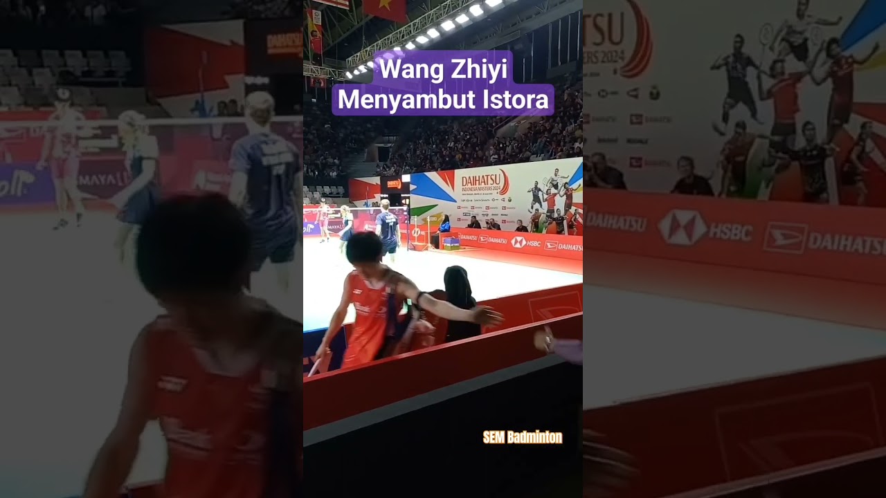 Wang Zhiyi at Istora Senayan #badminton #badmintonplayer