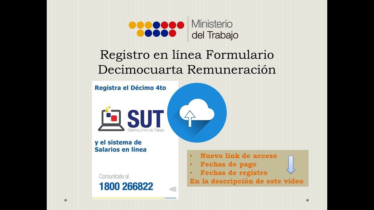 DECIMO CUARTO SUELDO 2023, 2024 Calculo, Registro, Legalización en el Ministerio de Trabajo