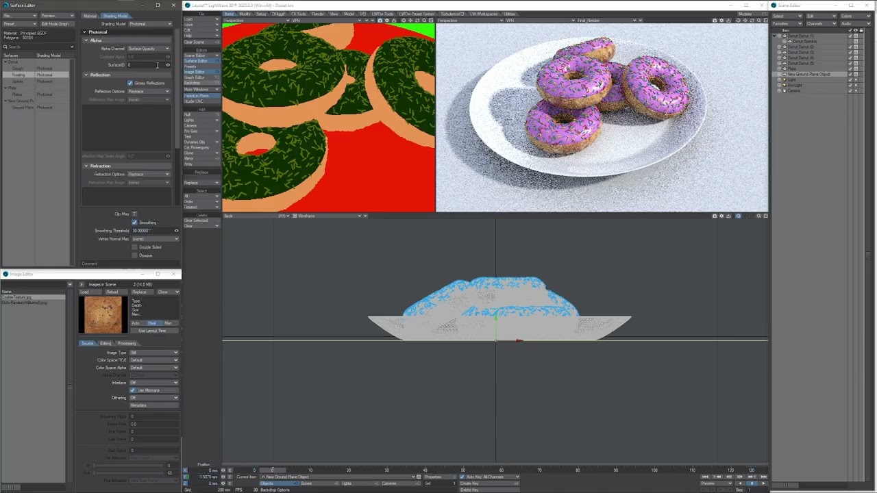 How to change SurfaceID colors in Lightwave 3D