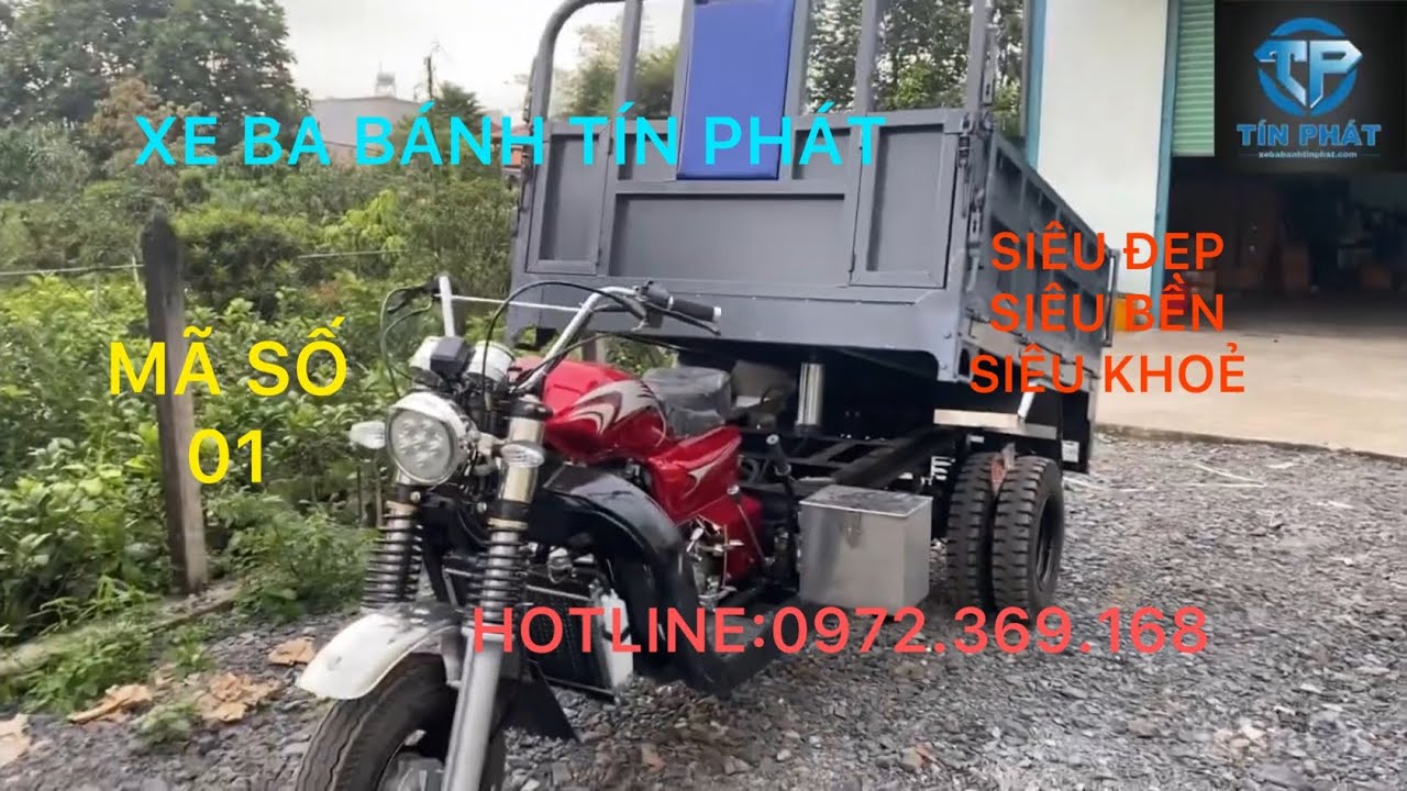 XE BA B&Aacute;NH T&Iacute;N PH&Aacute;T,xe ba g&aacute;c (ben)gi&aacute; cả đi đ&ocirc;i với chất lượng
