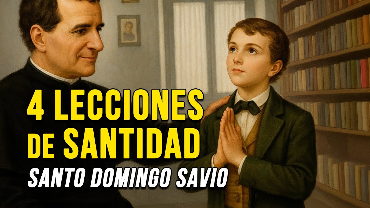 4 INCREIBLES Lecciones de SANTIDAD de un NIÑO I Santo Domingo Savio