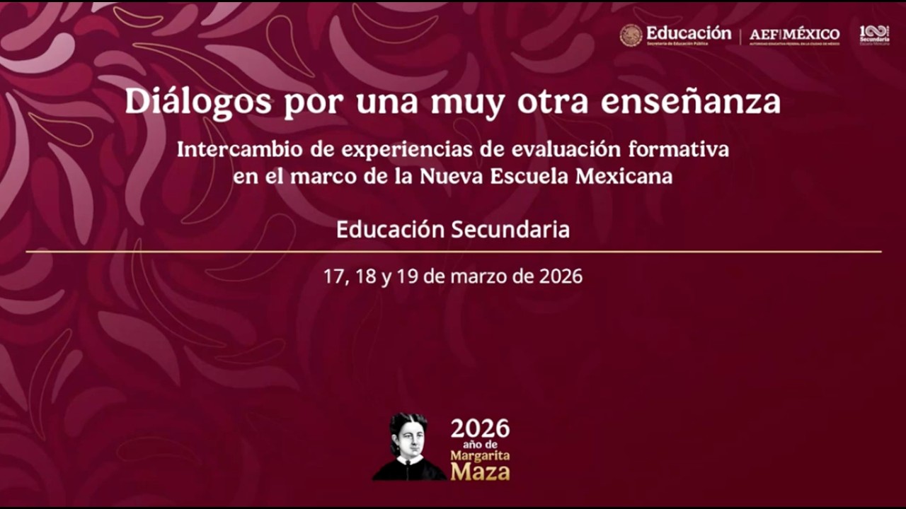 Conferencia del Titular de la AEFCM en los Di&aacute;logos por una muy otra ense&ntilde;anza, nivel Secundaria.