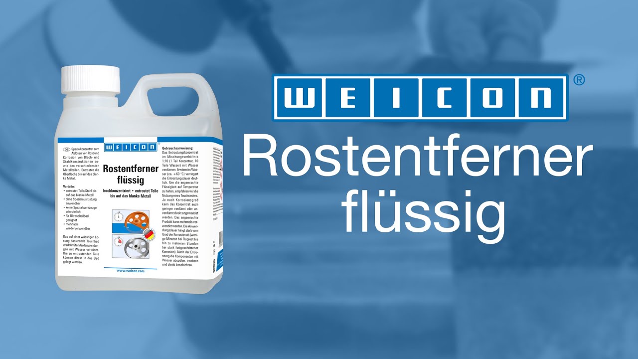 Rost von Metall entfernen | Vorher-Nachher-Effekt Rost | WEICON Rostentferner flüssig