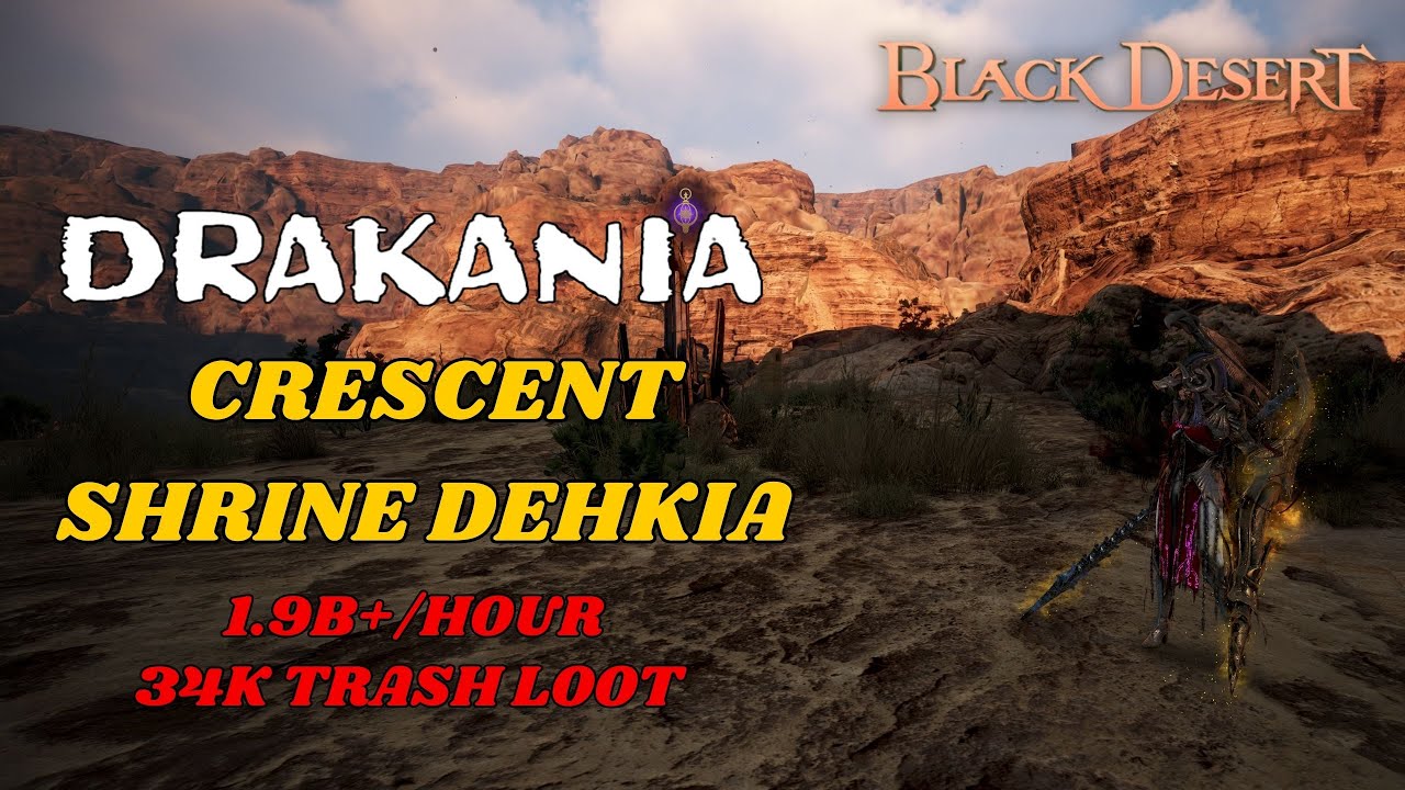 BDO | Crescent Shrine Dehkia | Drakania Awakening | 34K TL | 1.9B+/Hour AP Cap