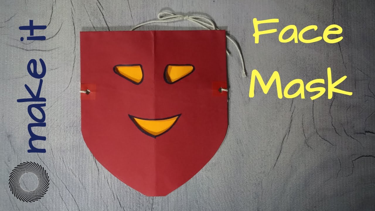 paper mask | R black craft studio.
