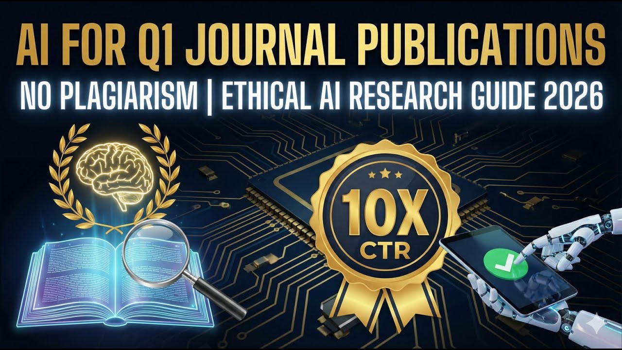 How to Use AI for Q1 Journal Publications (No Plagiarism) | Ethical AI Research Guide 2026