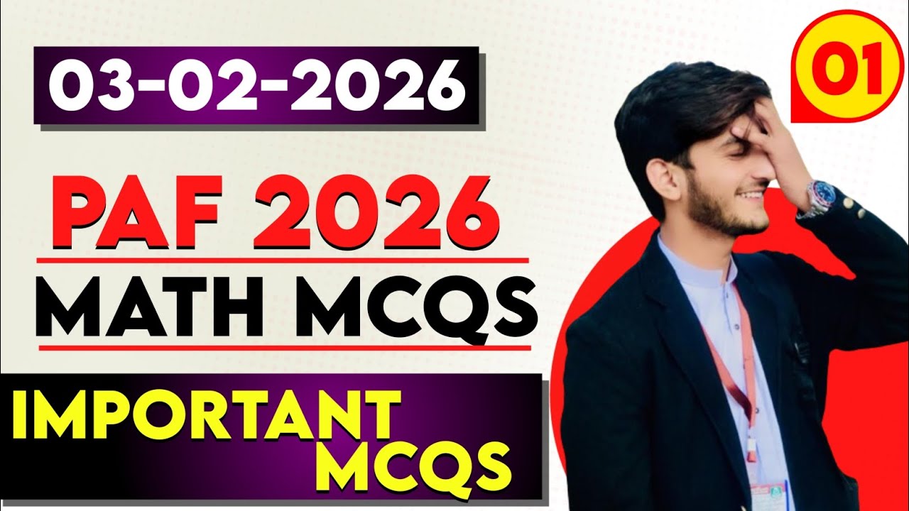 PAF Test Preparation 2026 |Paf Math test preparation 2026|PAF Math test preparation mcqs 2026|