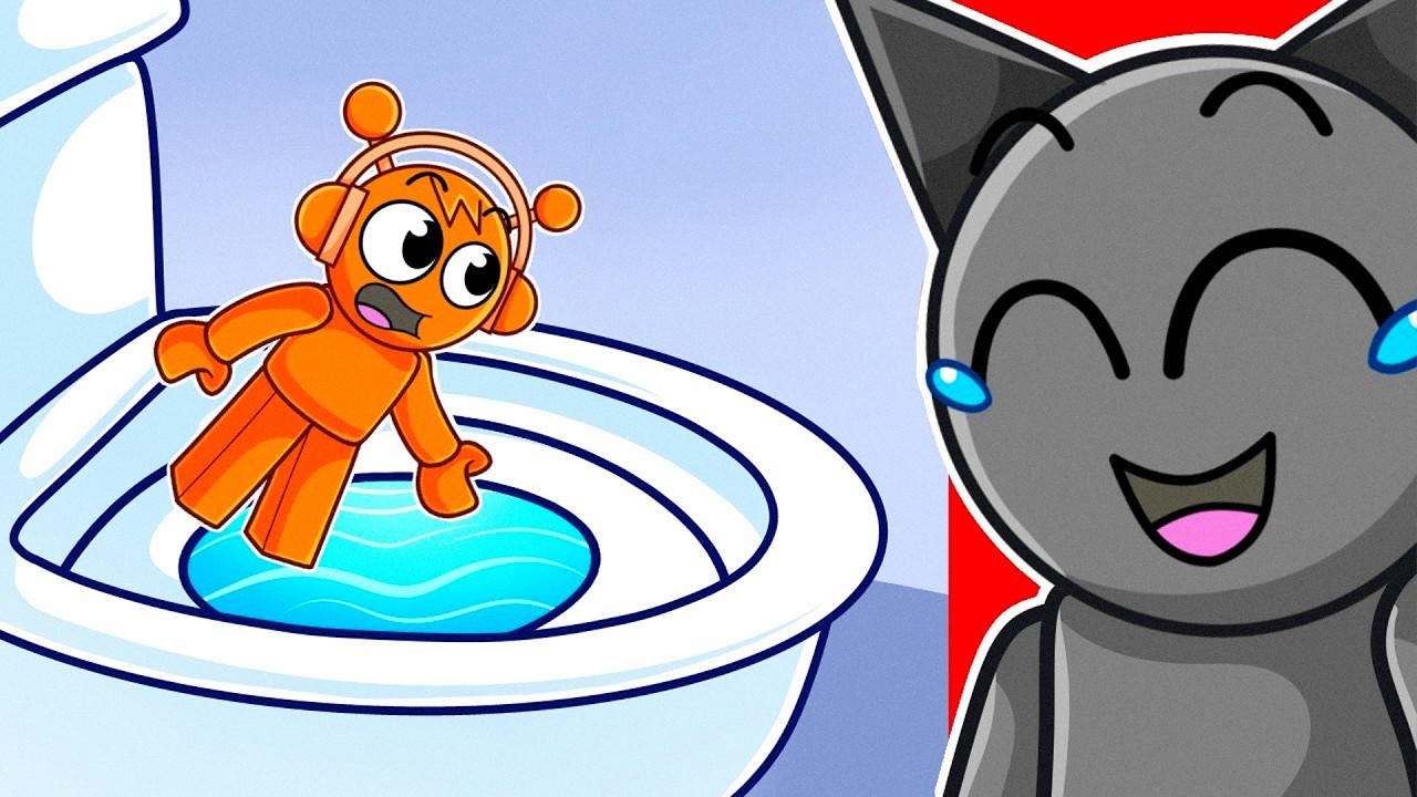 GIANT Sprunki Cars Vs Giant Toilet (Funny Animation)