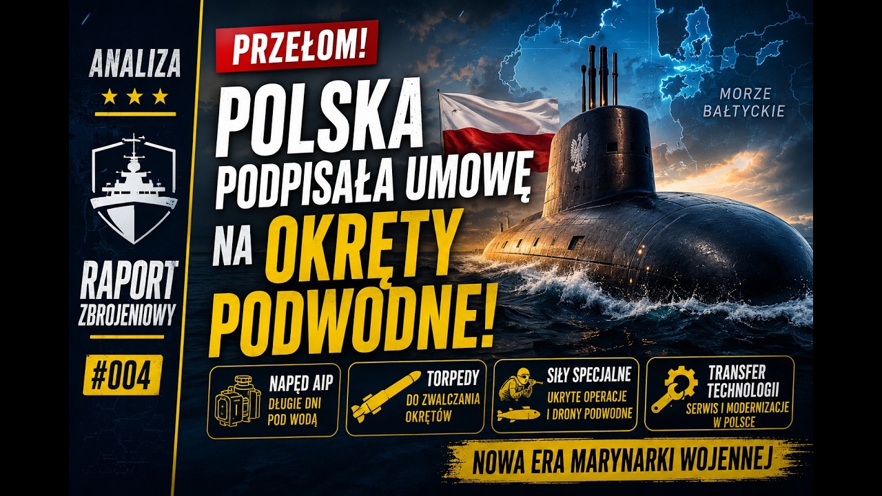 Umowa na Orkę podpisana! 3 okręty podwodne A26 dla Polski! | Analiza #004