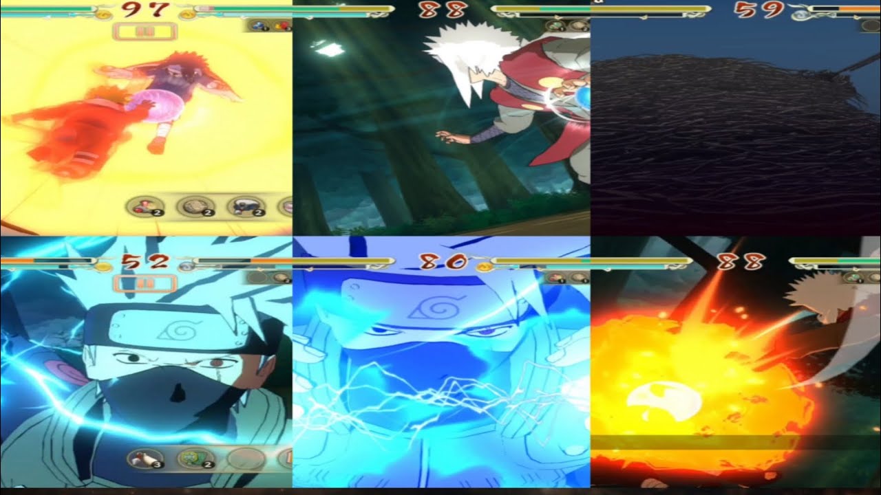 ultimate ninja strom some characters full powers part 1