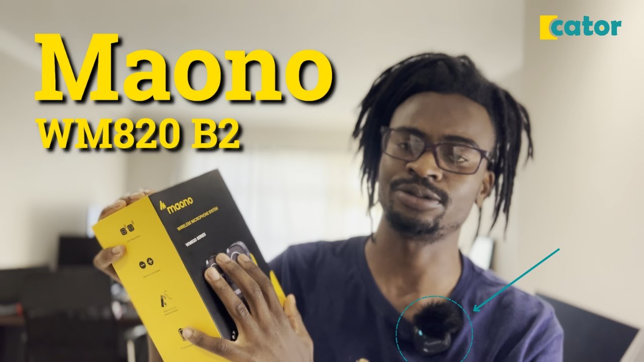 Best BUDGET Wireless microphone? | Unbox and test the Maono WM820 B2