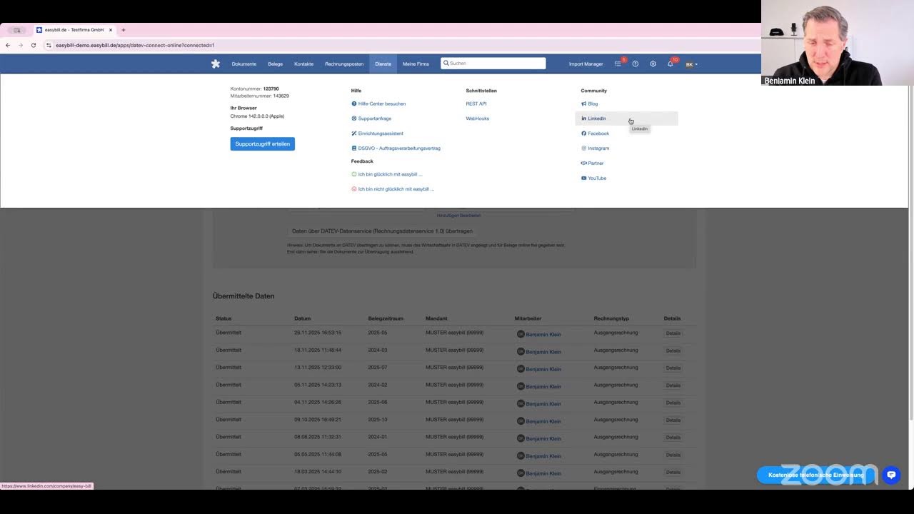 Einstieg in easybill für Onlinehändler
