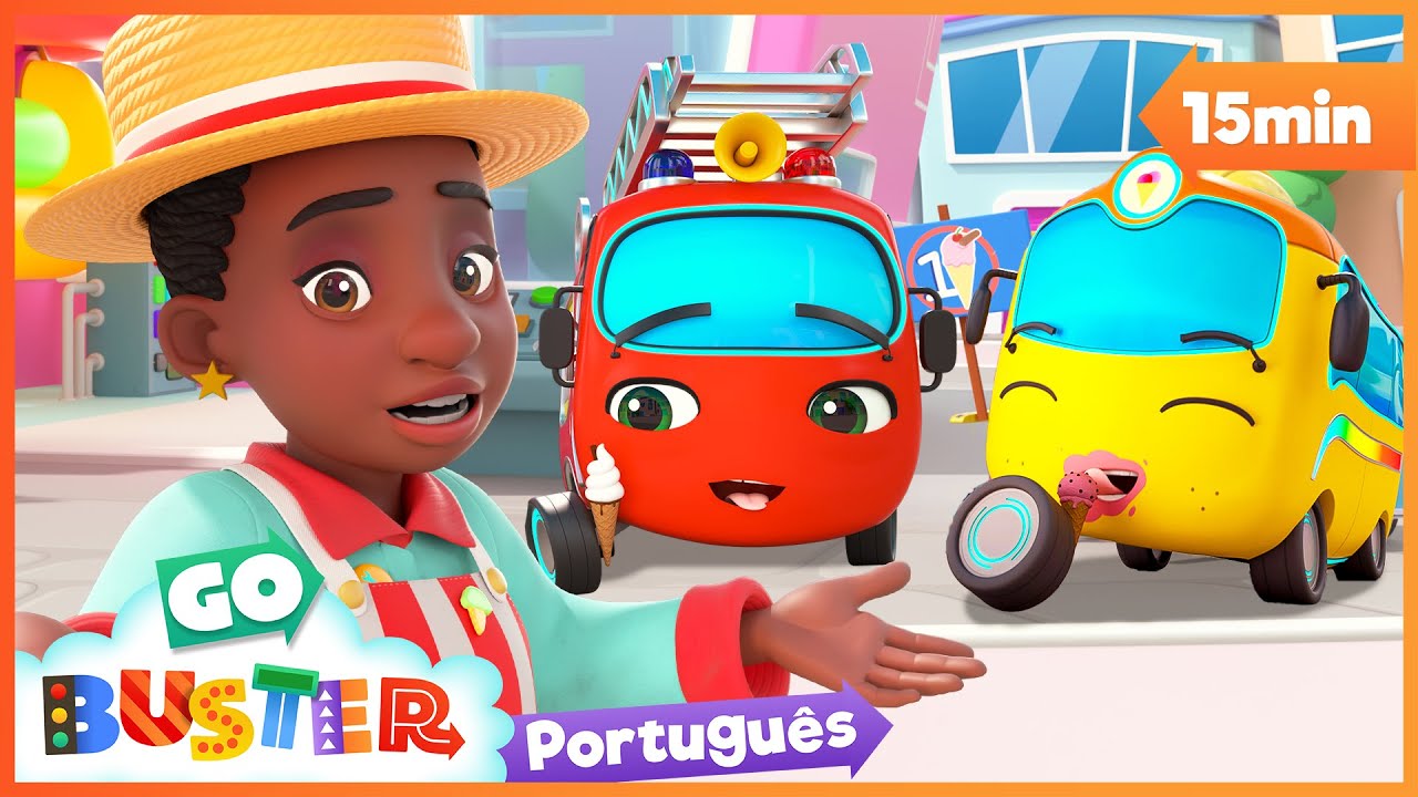 🍨 Buster e o Sorvete GIGANTE! 🍨 | Consciência Negra com Go Buster em Português | Desenhos Animados