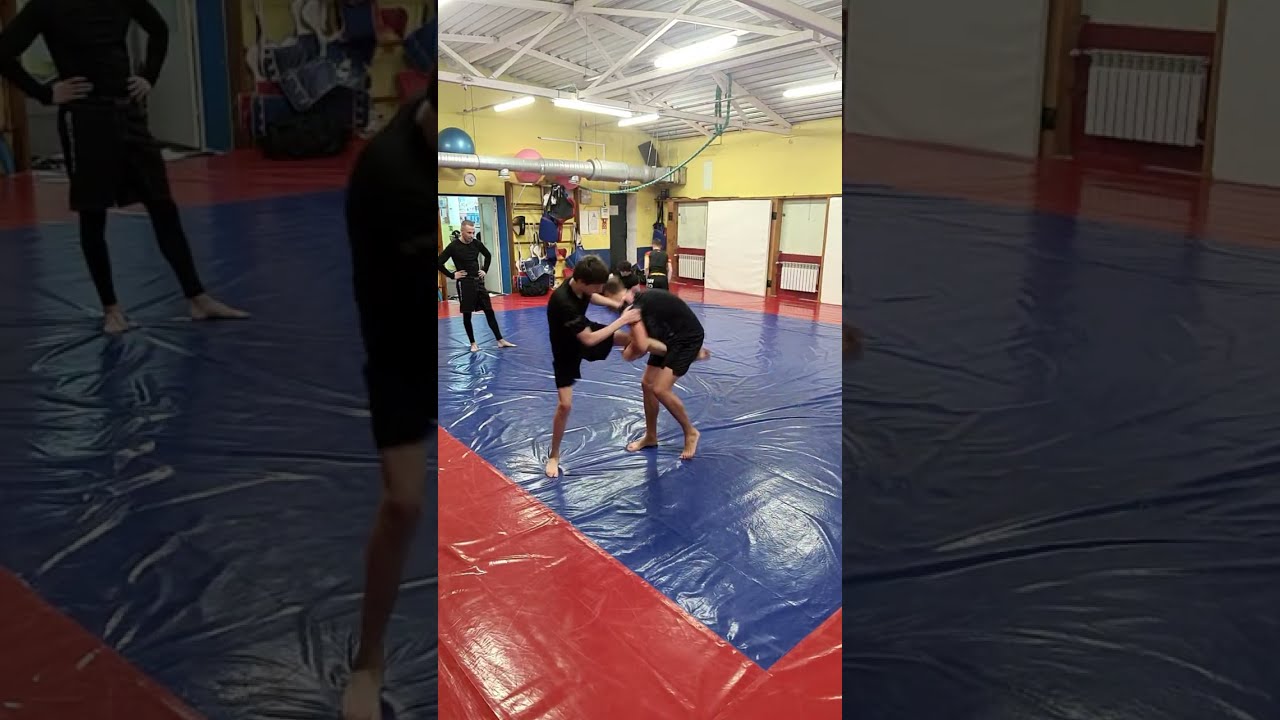 MMA Training. Spar day