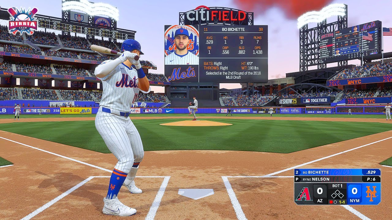 Mets vs Diamondbacks | Bo Bichette Debut | MLB The Show 25