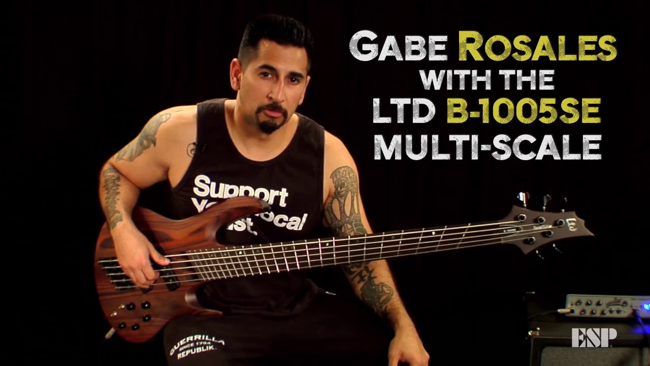 ESP Guitars: B-1005SE Multi-Scale Demo by Gabe Rosales