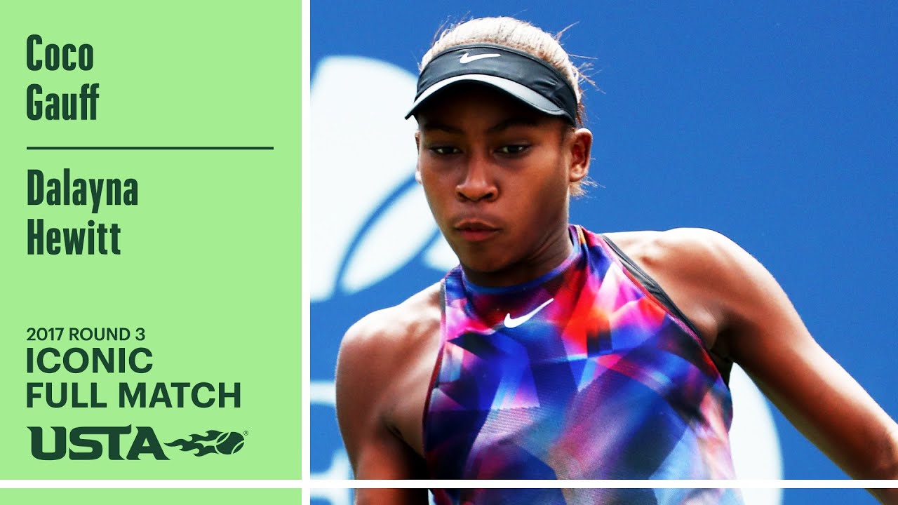 Coco Gauff vs. Dalayna Hewitt Iconic Full Match | 2017 US Junior Open Round 3