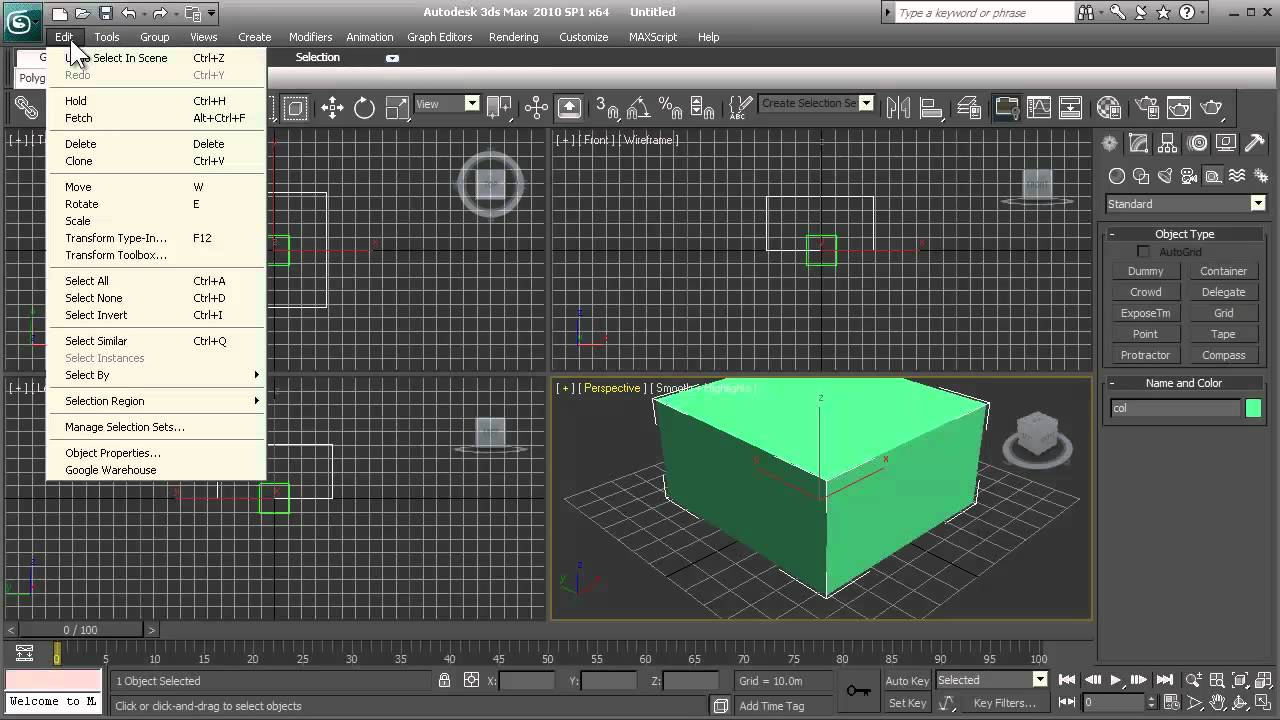 Link objects to dummy node HD