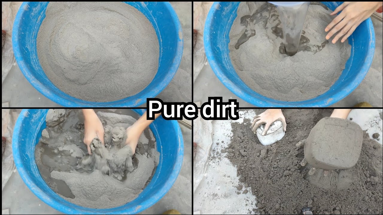 ASMR: Pure dirt taxture and Shapes Making Tutorial. |Red Queen ASMR ❤️