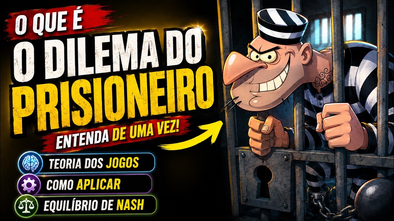 O que é O DILEMA DO PRISIONEIRO | Como Aplicar | Teoria dos Jogos
