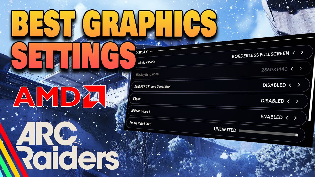 Arc Raiders: Cold Snap: Лучшие настройки графики AMD Radeon (максимальная частота кадров, низкая ...