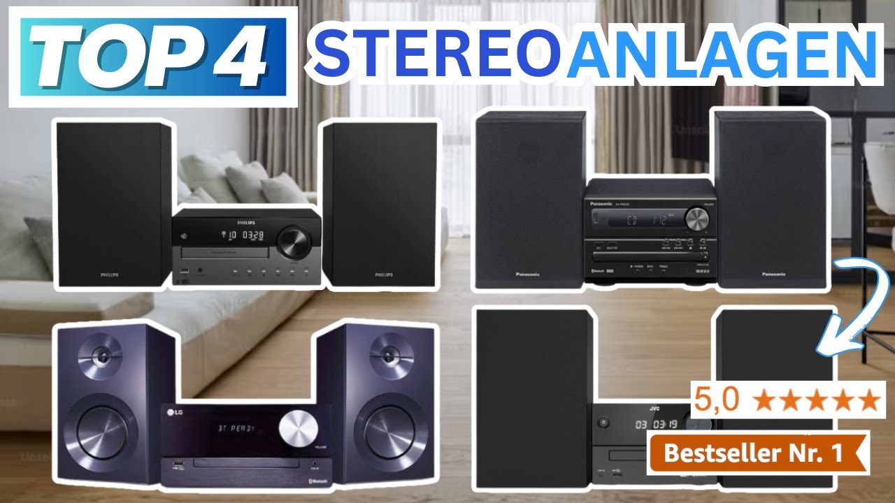 Beste STEREOANLAGEN (Testsieger 2026) | Top 4 Stereoanlagen Vergleich